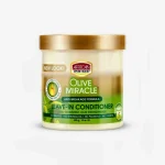 African Pride Olive Miracle Leave-In Conditioner Anti-Breakage Formula (15oz)