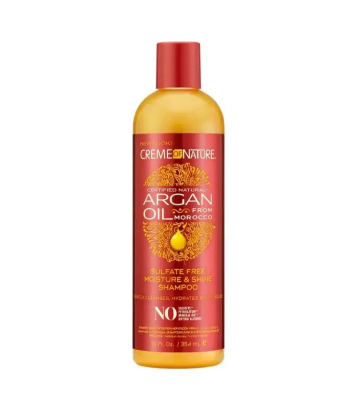 Creme Of Nature Argan Oil Sulfate Free Moisture and Shine Shampoo 12oz Creme of Nature Argan Oil Sulfate-Free Moisture and Shine Shampoo (12oz) - Image 1